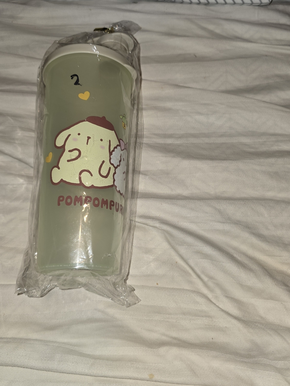 Pompompurin Plastic Tumbler/Water Bottle 16oz